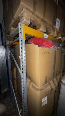 1 Pos. Palettenregale, ca. 25 lfdm breit, diverse Ausführungen